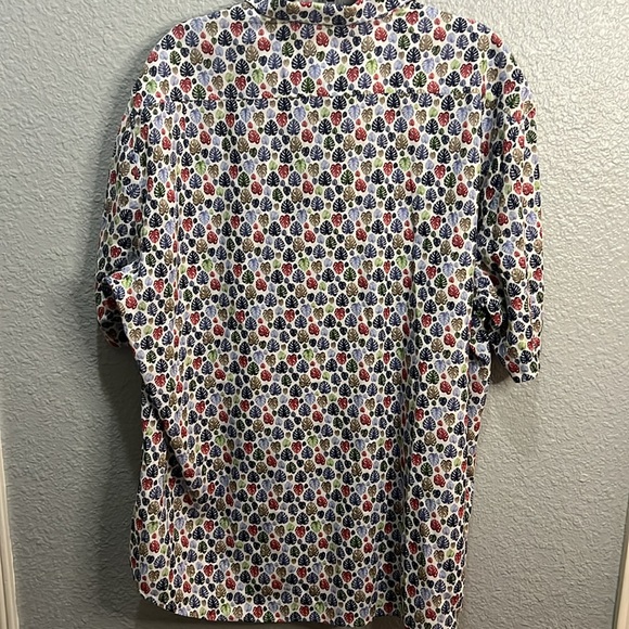 Haupt Regular Fit size XL short sleeve button up Linen blend - Picture 4 of 7